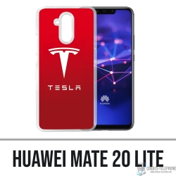 Carcasa para Huawei Mate 20 Lite - Logo Tesla Rojo