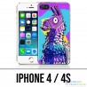 Coque iPhone 4 / 4S - Fortnite Logo Glow
