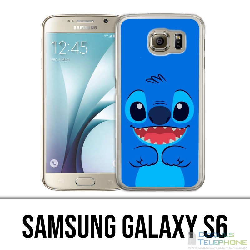 Samsung Galaxy S6 Hülle - Blue Stitch