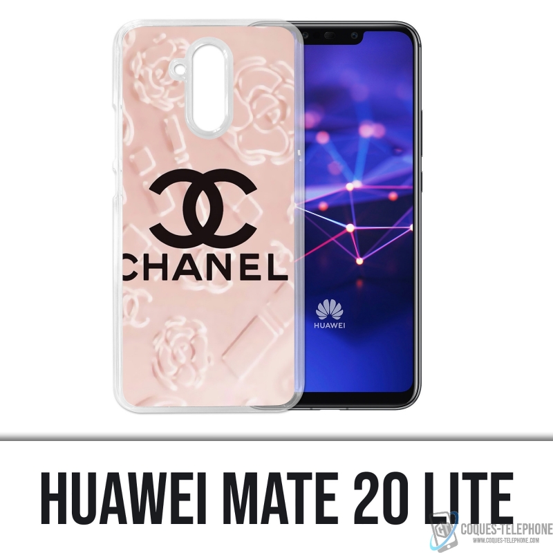 Funda Huawei Mate 20 Lite - Fondo Rosa Chanel