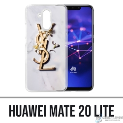 Coque Huawei Mate 20 Lite - YSL Yves Saint Laurent Marbre Fleurs