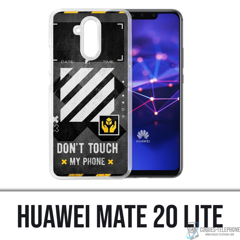 Huawei Mate 20 Lite Case - Weiß mit Touch-Telefon