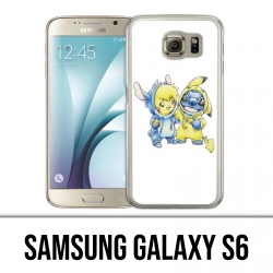 Samsung Galaxy S6 Hülle - Baby Pikachu Stitch
