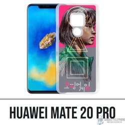 Huawei Mate 20 Pro Case - Squid Game Girl Fanart