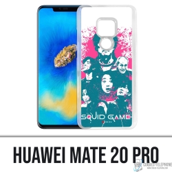 Funda Huawei Mate 20 Pro - Splash de personajes del juego Squid