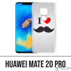 Huawei Mate 20 Pro Case - Ich liebe Schnurrbart