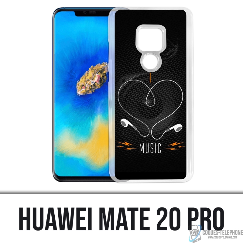 Huawei Mate 20 Pro case - I Love Music