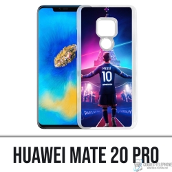 Coque Huawei Mate 20 Pro - Messi PSG Paris Tour Eiffel