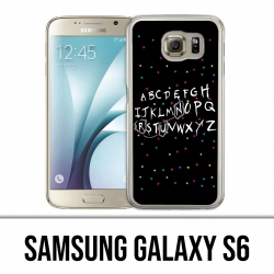 Coque Samsung Galaxy S6 - Stranger Things Alphabet