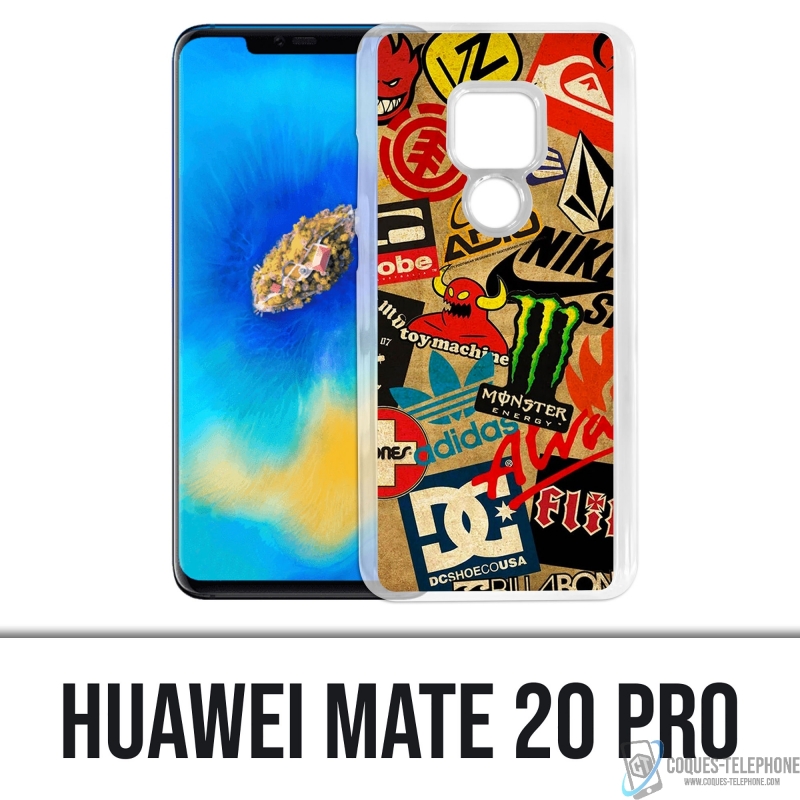 Funda para Huawei Mate 20 Pro - Logotipo de skate vintage