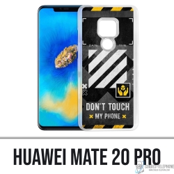 Huawei Mate 20 Pro Case - Weiß mit Touch-Telefon