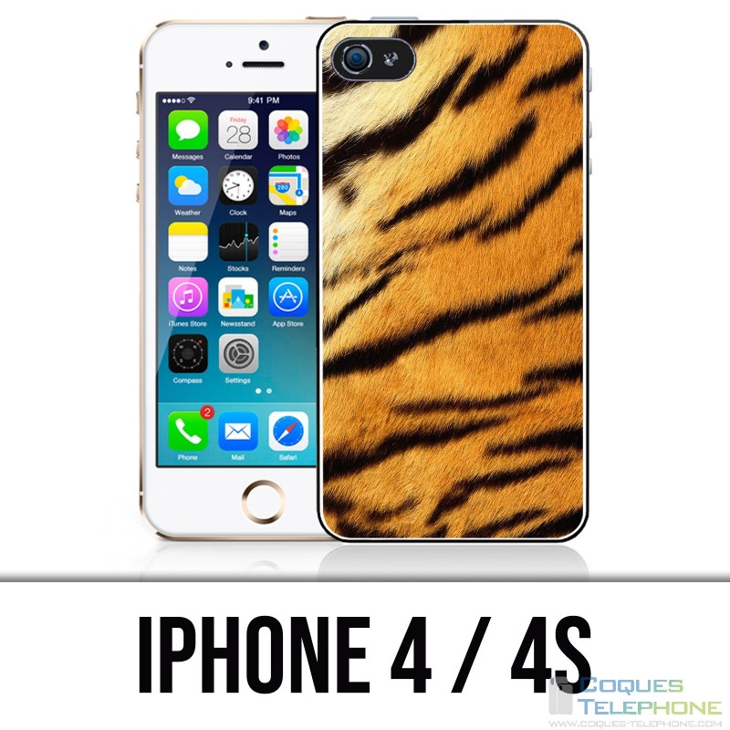 Custodia per iPhone 4 / 4S - Pelliccia di tigre