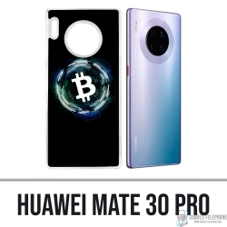 Custodia Huawei Mate 30 Pro - Logo Bitcoin