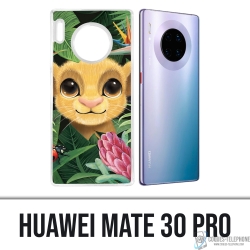 Custodia Huawei Mate 30 Pro - Disney Simba Baby Leaves