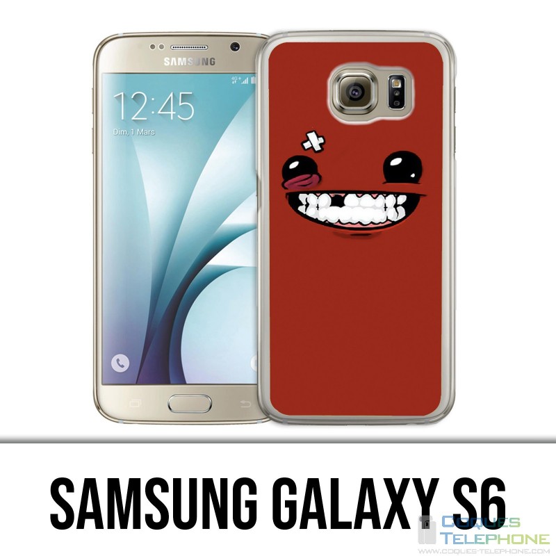 Samsung Galaxy S6 Hülle - Super Meat Boy