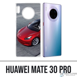 Coque Huawei Mate 30 Pro - Tesla Model 3 Rouge