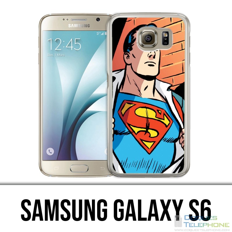 Custodia per Samsung Galaxy S6 - Superman Comics