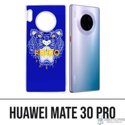 Huawei Mate 30 Pro case - Kenzo Blue Tiger