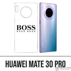 Huawei Mate 30 Pro Case - Hugo Boss White