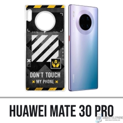 Huawei Mate 30 Pro Case - Weiß mit Touch-Telefon