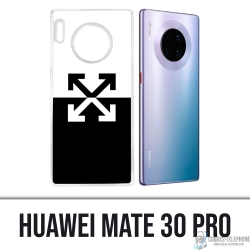Custodia Huawei Mate 30 Pro - Logo bianco sporco