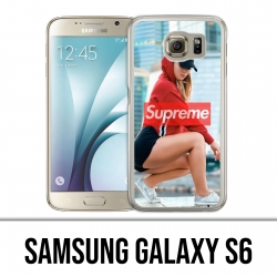 Samsung Galaxy S6 Case - Supreme Girl Back