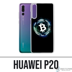 Funda Huawei P20 - Logotipo de Bitcoin