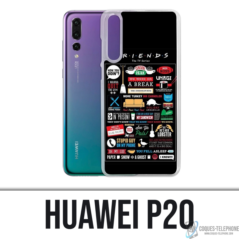 Coque Huawei P20 - Friends Logo