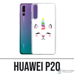 Huawei P20 case - Gato Unicornio