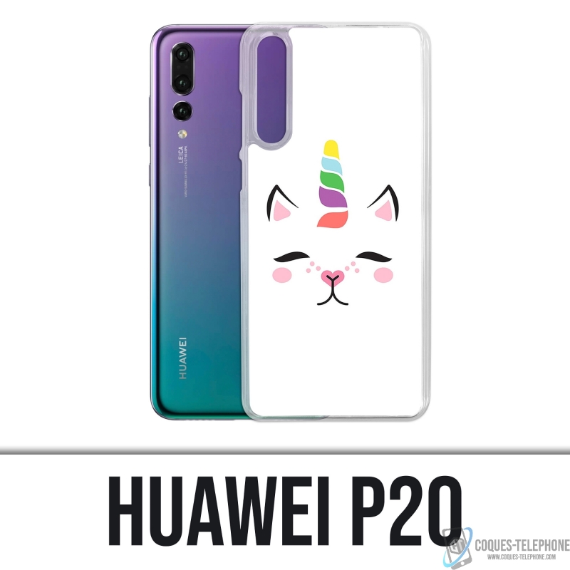 Funda Huawei P20 - Gato Unicornio
