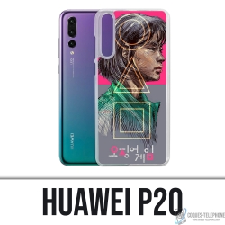 Huawei P20 Case - Squid Game Girl Fanart
