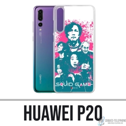 Huawei P20 Case - Squid Game Characters Splash