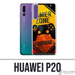Coque Huawei P20 - Gamer Zone Warning