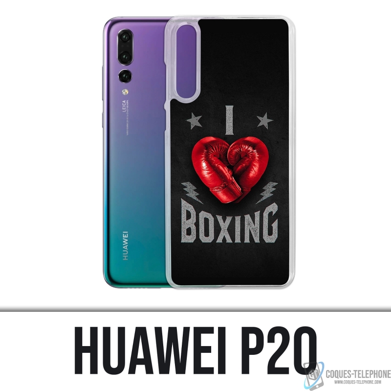 Coque Huawei P20 - I Love Boxing