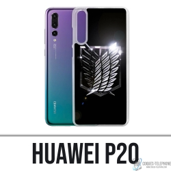 Funda Huawei P20 - Logotipo de Attack On Titan