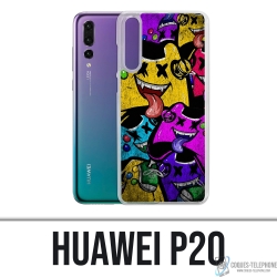 Coque Huawei P20 - Manettes Jeux Video Monstres