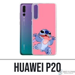 Coque Huawei P20 - Stitch Langue