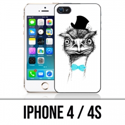 Coque iPhone 4 / 4S - Funny Autruche