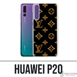 Huawei P20 case - Louis Vuitton Gold