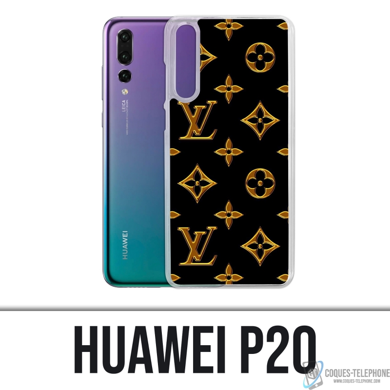 Huawei P20 case - Louis Vuitton Gold