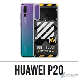 Huawei P20 Case - Off White Including Touch Phone