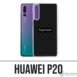Custodia Huawei P20 - Supreme Vuitton Nera