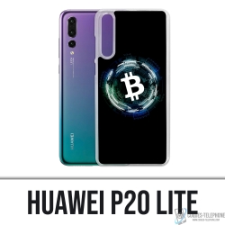 Custodia Huawei P20 Lite - Logo Bitcoin