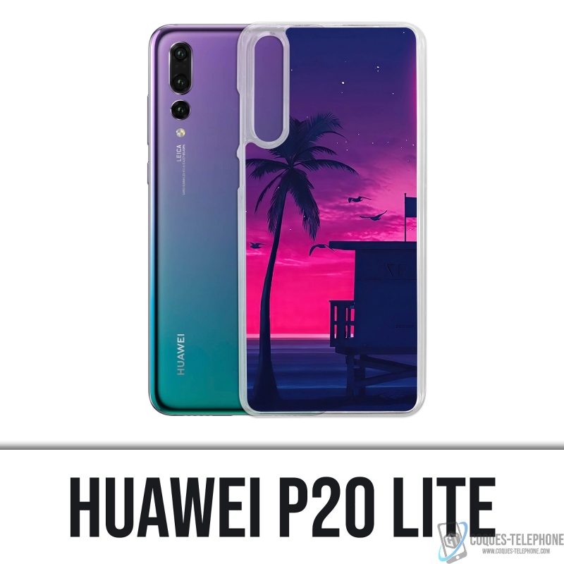 Custodia Huawei P20 Lite - Viola Miami Beach
