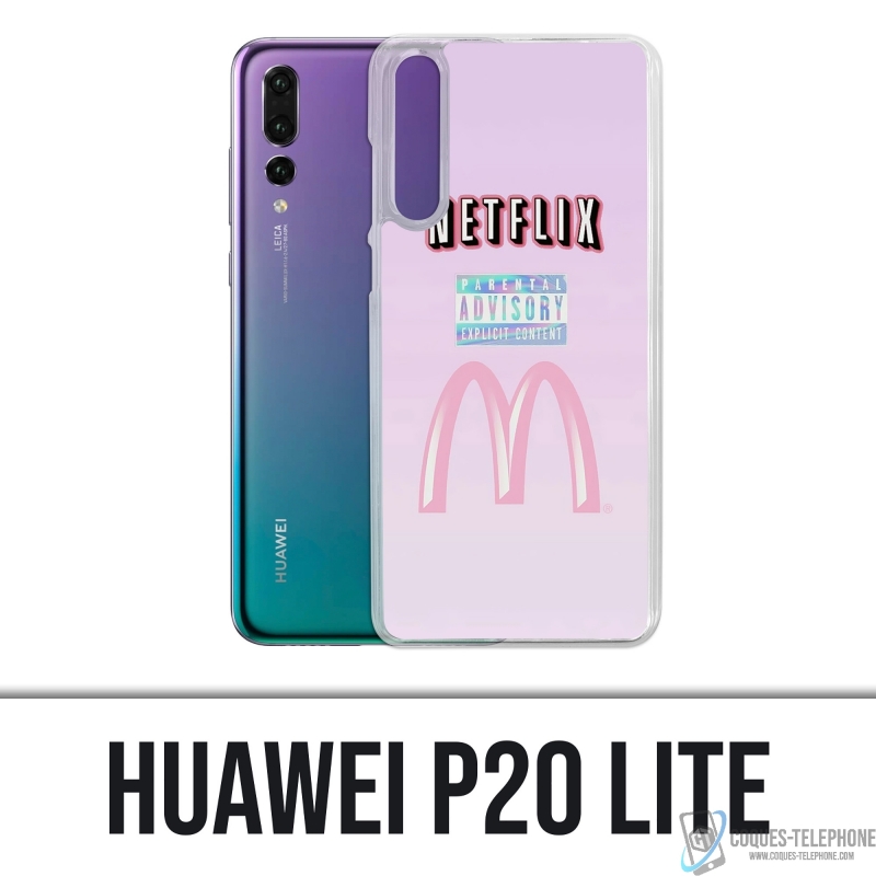 Huawei P20 Lite Case - Netflix And Mcdo