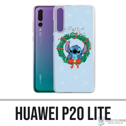 Funda Huawei P20 Lite - Stitch Feliz Navidad