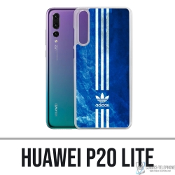 Custodia Huawei P20 Lite - Adidas strisce blu