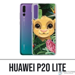 Huawei P20 Lite Case - Disney Simba Baby Leaves