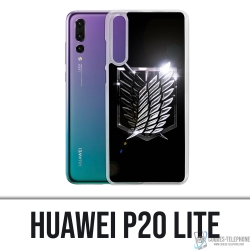 Funda Huawei P20 Lite - Logotipo de Attack On Titan