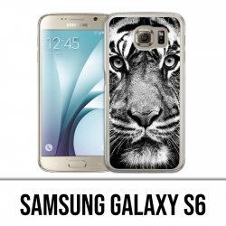 Samsung Galaxy S6 Case - Black And White Tiger